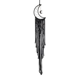 1pc Black Moon Decor Dream Catcher; Hanging Dream Catcher; Wall Decor Valentine's Day Gifts Birthday Gifts