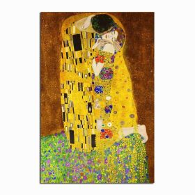 Classic Artist Gustav Klimt kiss Abstract Oil Painting on Canvas Poster Modern Art Wall Pictures For Living Room No Frame