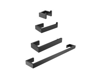 4- Piece Stainless Steel Bathroom Hardware Set